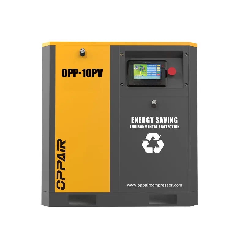 

7.5kw screw air compressor with frequency converter, support customization