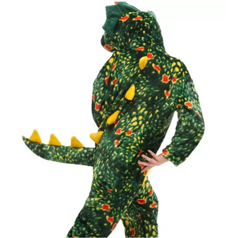 Family Kigurumi Pajamas Green Triceratops Animal Onesie Cosplay Costume Pajamas For Kids and Adults