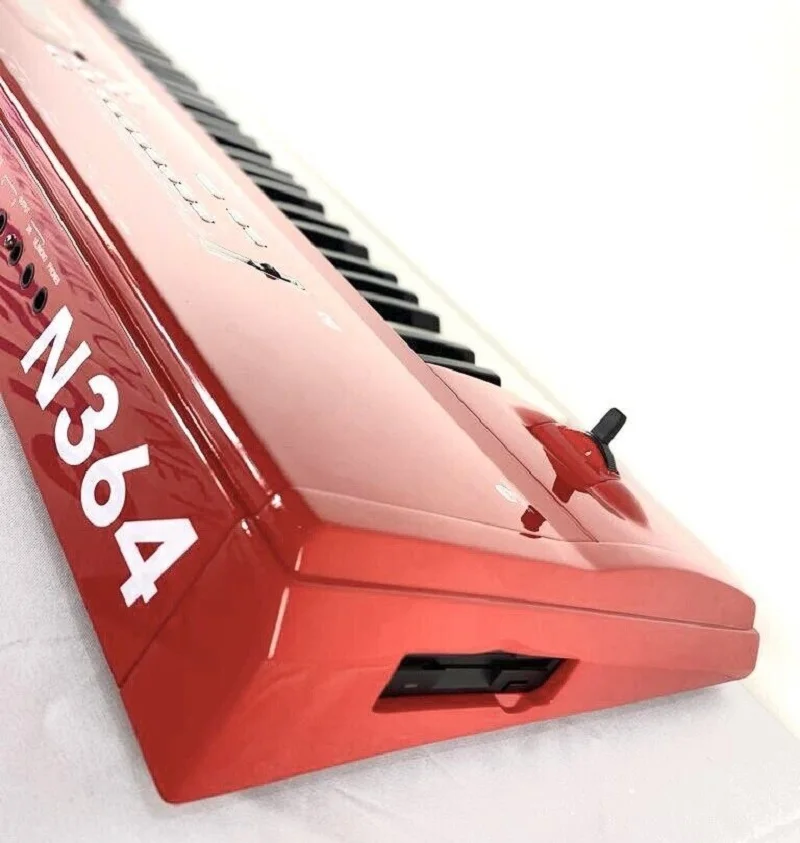 

KORG N364 Workstation 61-Key Keyboard Synthesizer Fully Restored W/new Red Paint