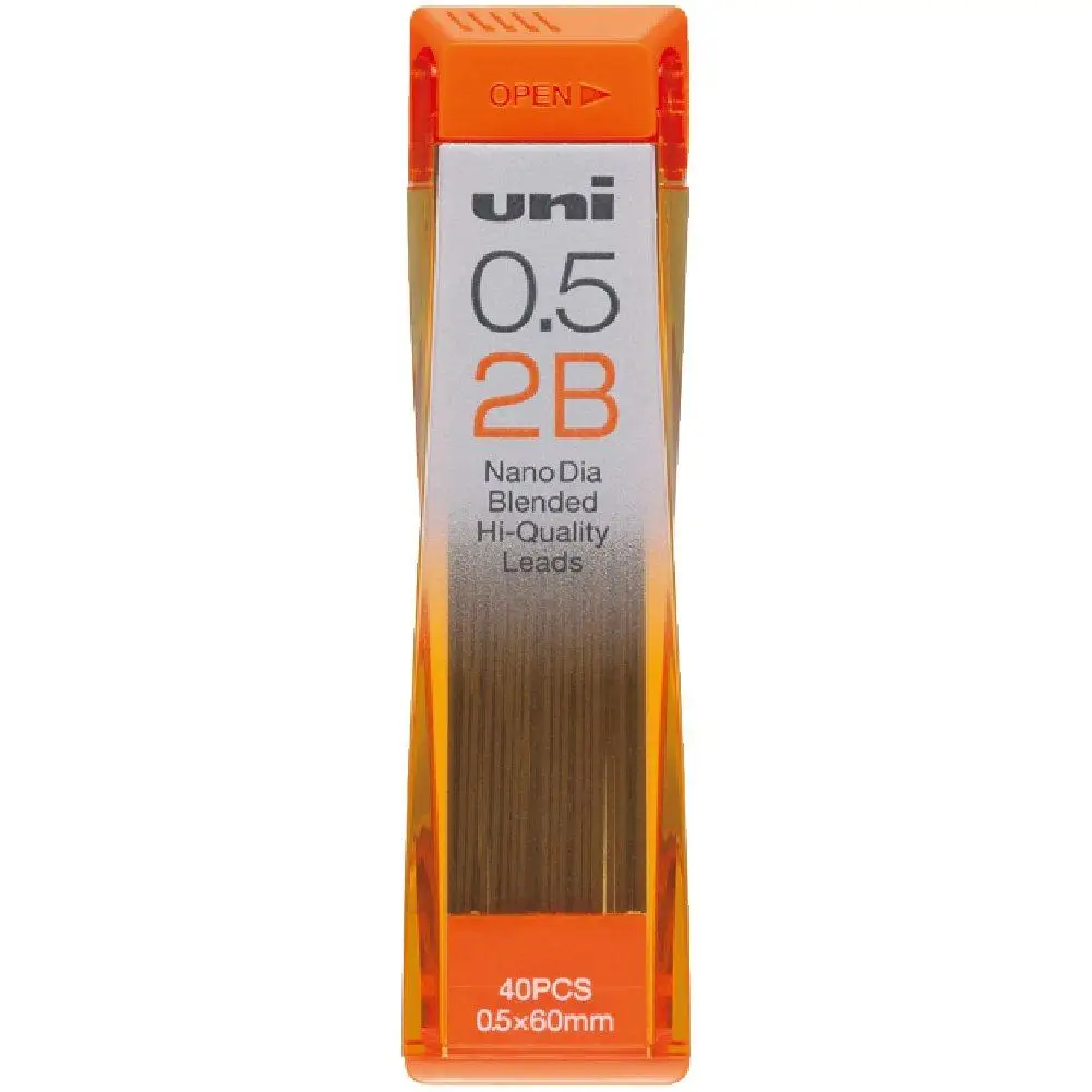 Грифель для механического карандаша Mitsubishi Pencil Nano Diamond 0 5 2B 3 предмета U05202ND3P2B