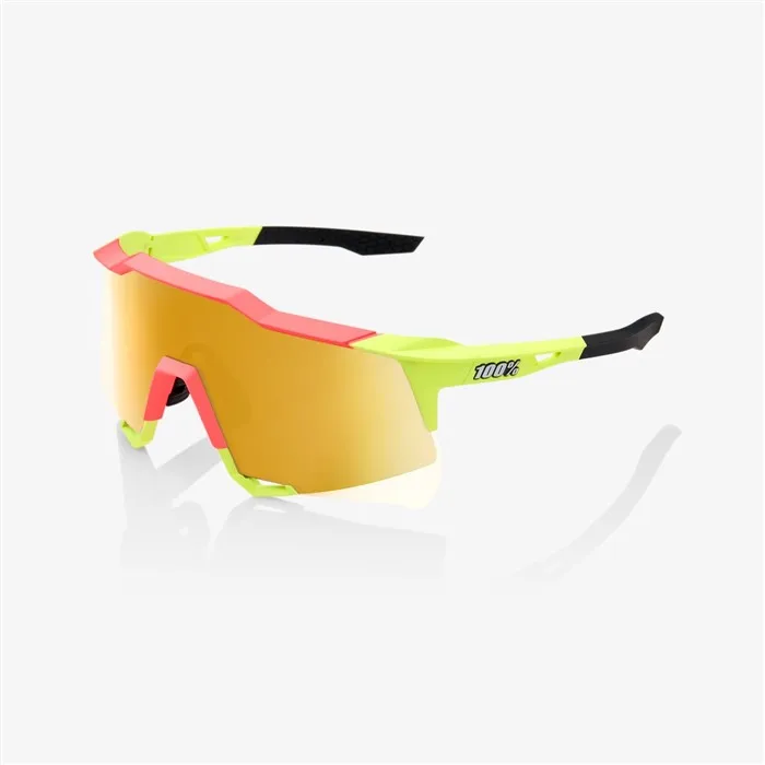 Очки спортивные 100% Speedcraft Matte Washed Out Neon Yellow / Flash Gold Mirror Lens (61001-264-01) |