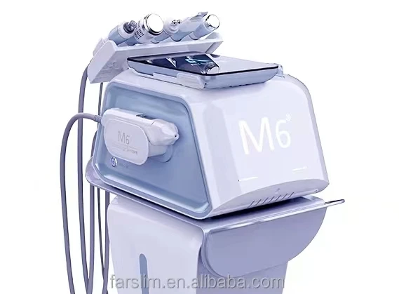 2023 портативный M6 2th 6 в 1 водный маленький пузырь для дермабразии уход за кожей