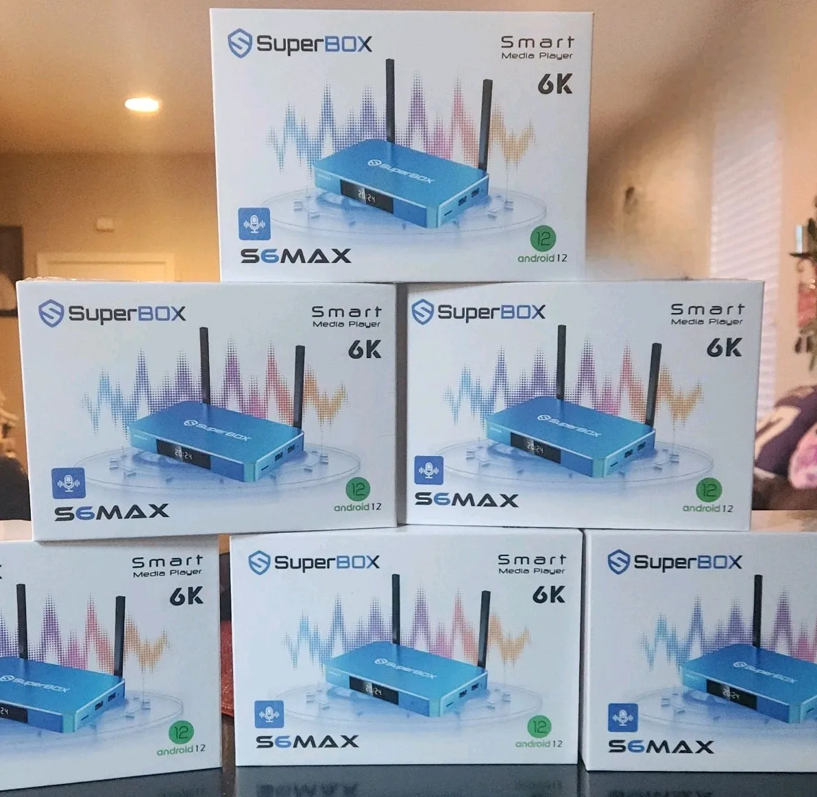 ГОРЯЧИЕ ПРОДАЖИ 2025 КУПИТЬ 10 ПОЛУЧИТЕ 5 БЕСПЛАТНО Модель Superbox S6 Max 6K Умный