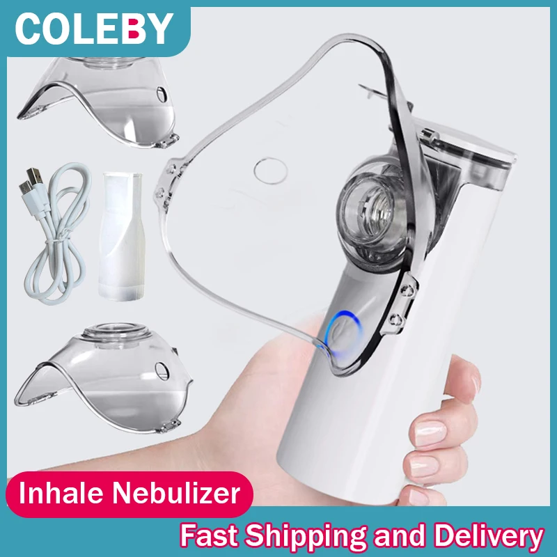 

Nebulizer Ultrasound Portable Machine Handheld Atomizer Nebulisers Inhalator Adult Children Silent Inhalers Humidificador