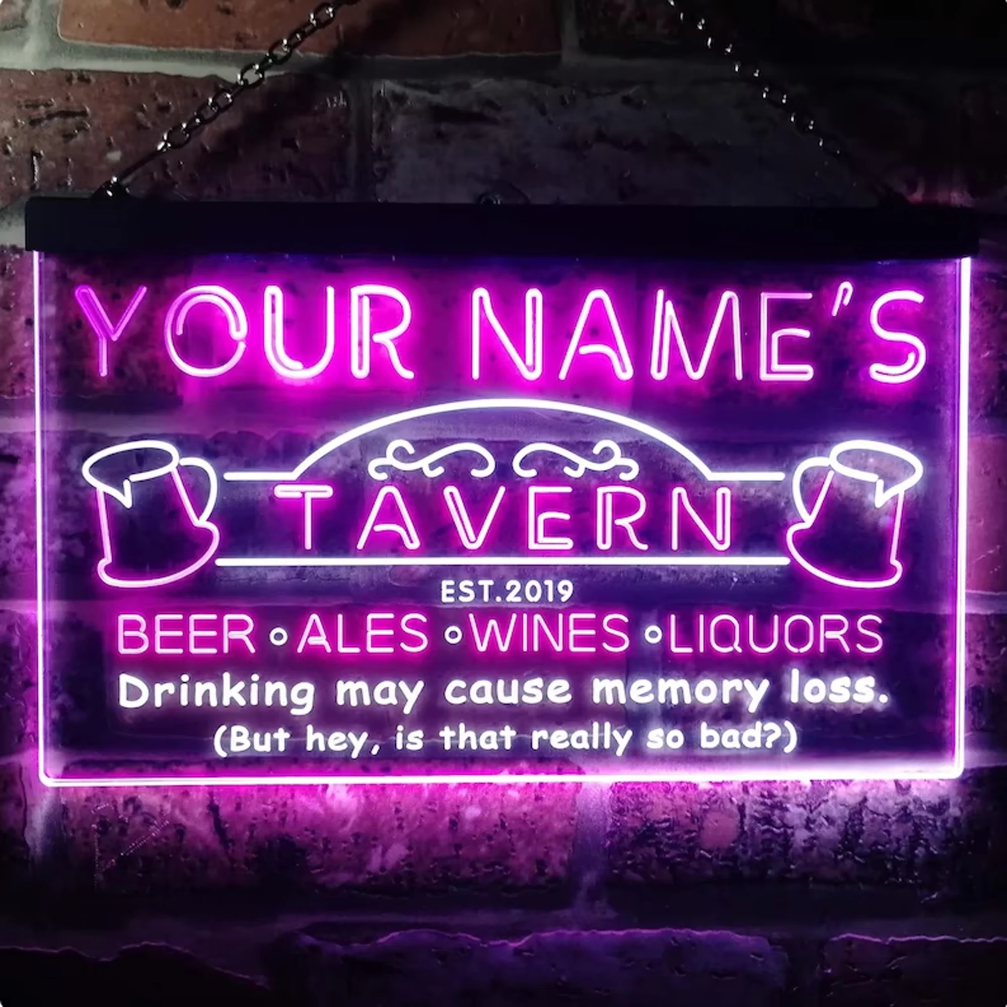 Est год. Beer Wine Neon. Neon Wine.