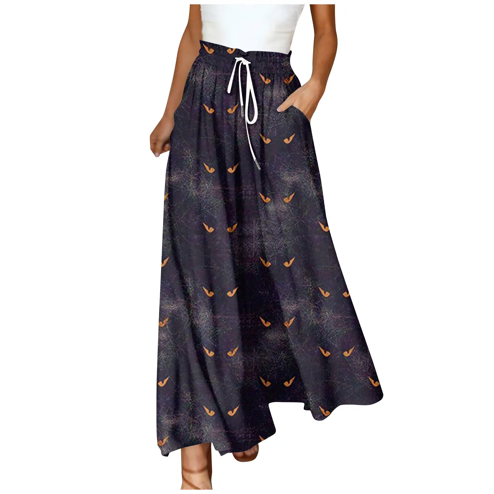 Осень 2023 Большие широкие брюки тренировочные с 3D-принтом летучая мышь для