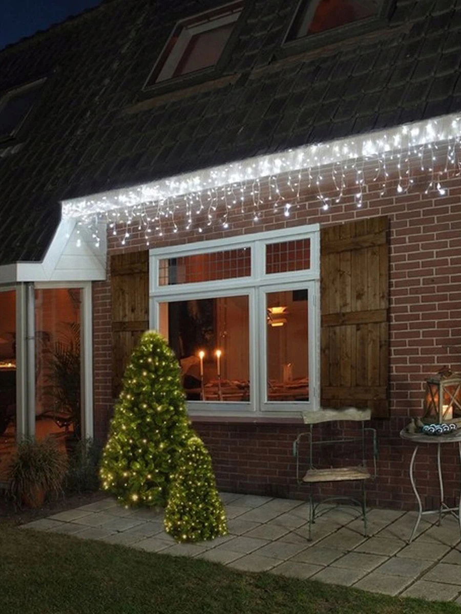 Гирлянда Бахрома уличная IP65 LED 12х0.6м
