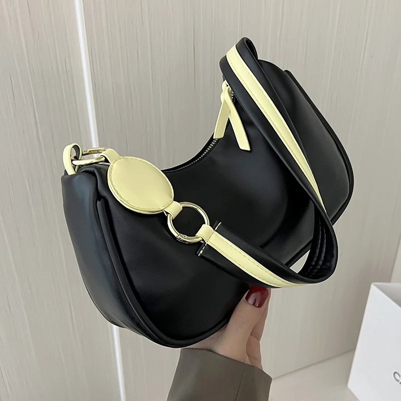 

Мини-сумка-тоут женская с короткими ручками, модный саквояж на плечо, сумочка-слинг кросс-боди, лето 2022