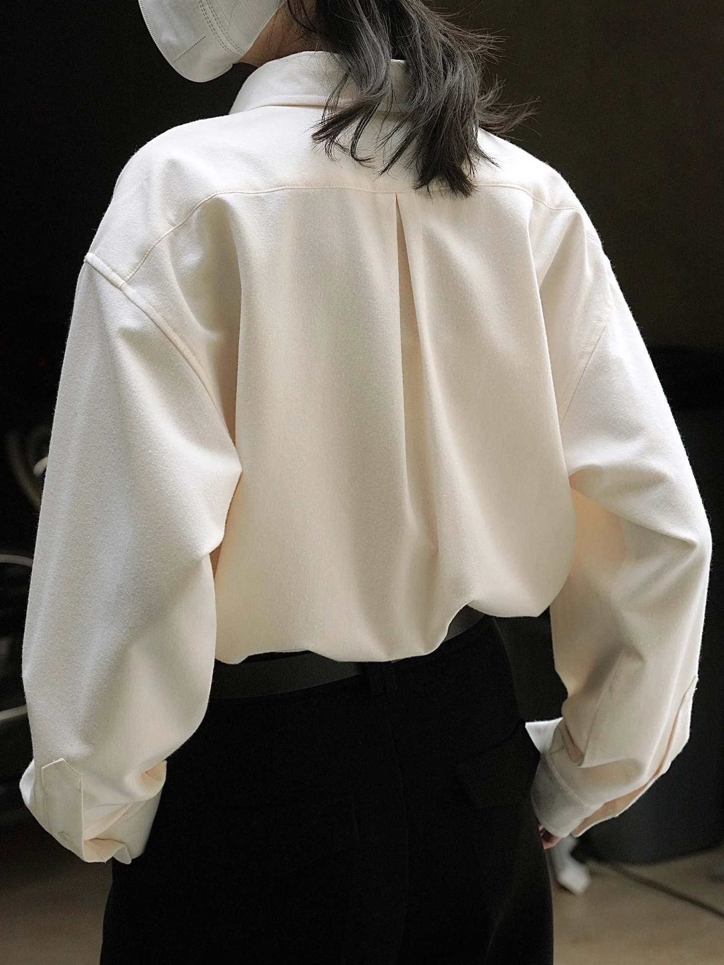 new woman fashion oversized soft shirt