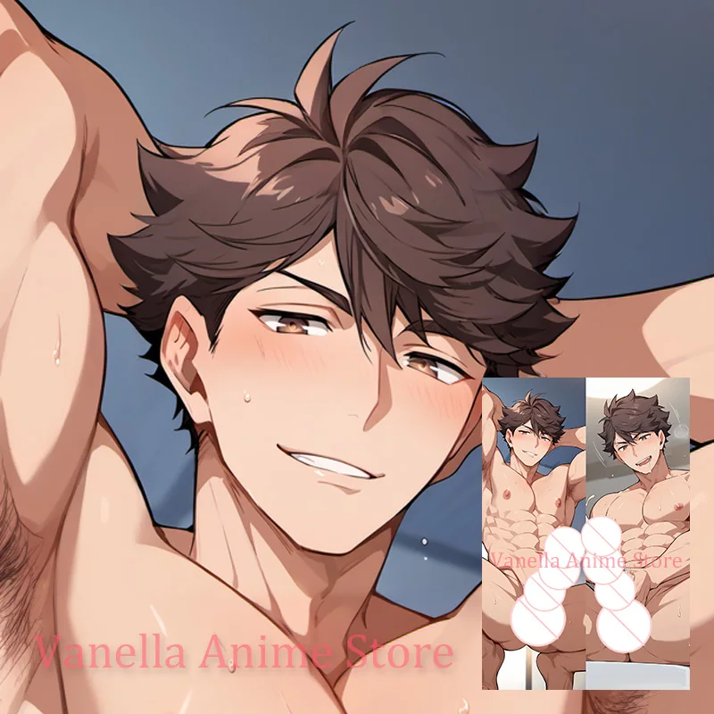 Подушка Dakimakura Oikawa Tooru Haikyuu аниме с двусторонним принтом наволочка в подарок