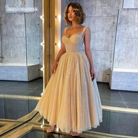 bbonlinedress sexy sequin prom evening party dresses strap scoop tea length backless girl back to school homecoming dresses