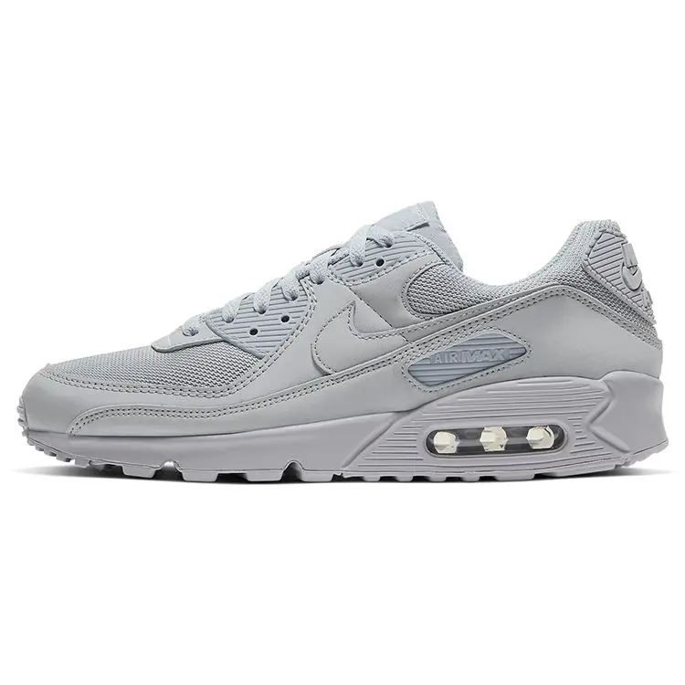 Мужские кроссовки Nike Air Max 90 Triple Grey Wolf-Grey CN8490-001 |  AliExpress