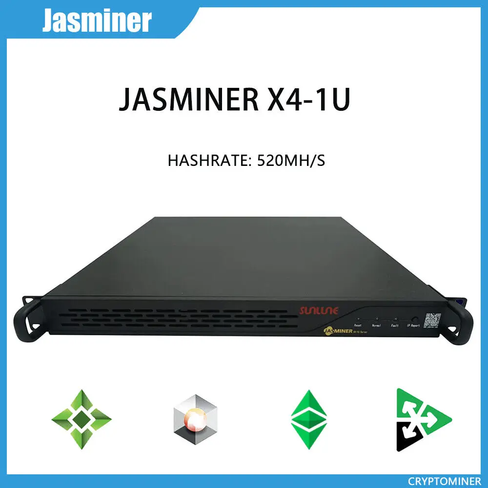 

AX BUY 2 GET 1 FREE New Jasminer miner X4 1U-C 450mh/s Hashrate ETC miner with 6 months warranty