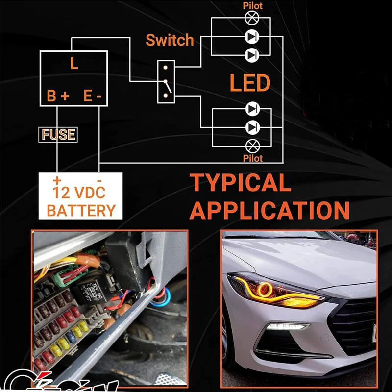 1 шт. 3-контактный CF13/CF14 сменные реле CF15 электронный светодиодный проблесковый