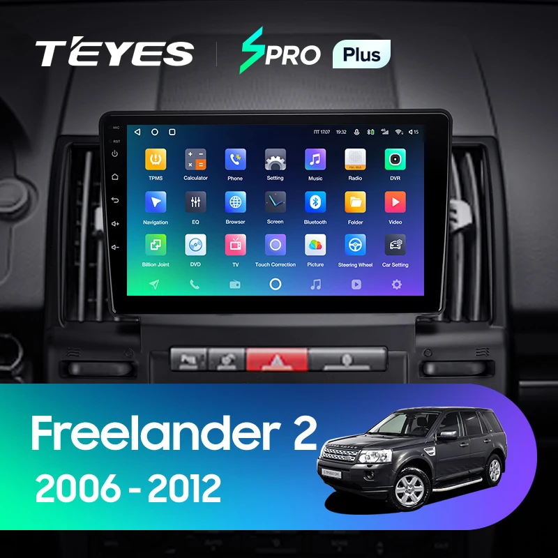 TEYES X1 Штатная магнитола For Ленд Ровер Фрилендер L359 Land Rover Freelander 2 2006 - 2012 Android 10 до