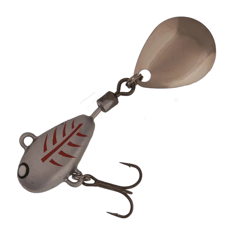 Тейл спиннер UF-Studio Hurricane #Silver Ghost - размер 4 см