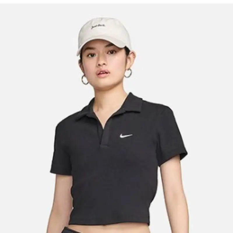 Футболка Nike с коротким рукавом женская футболка-поло eSSential Dv7885 010 S2408