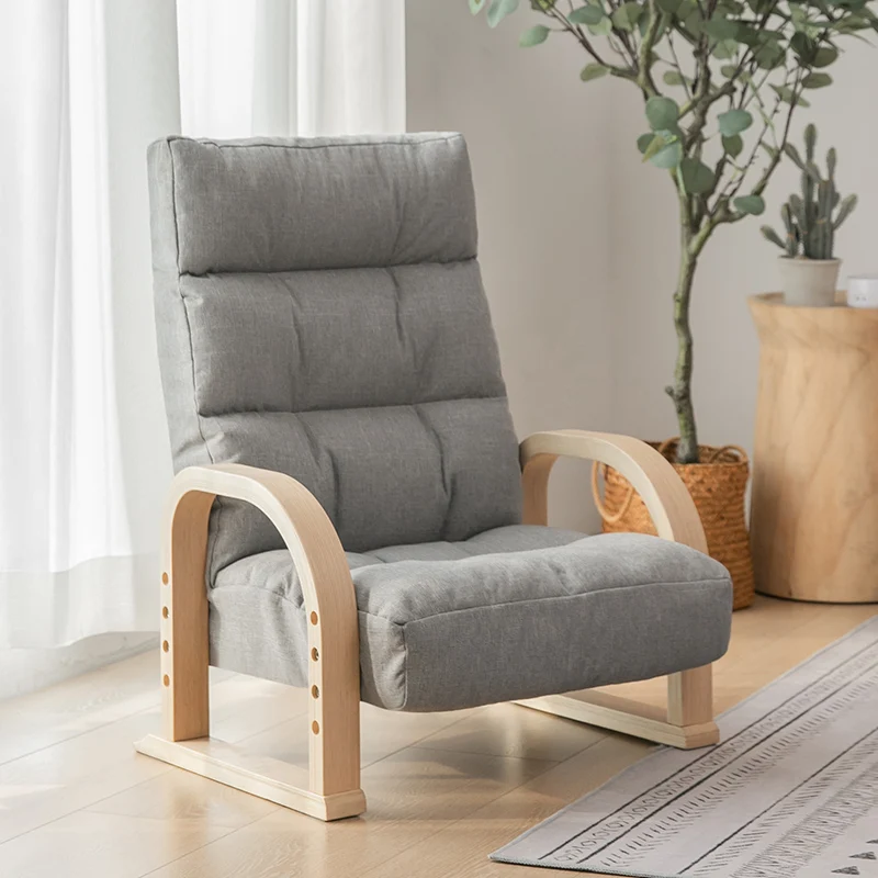 Деревянное кресло с откидной спинкой откидное для гостиной спальни офиса