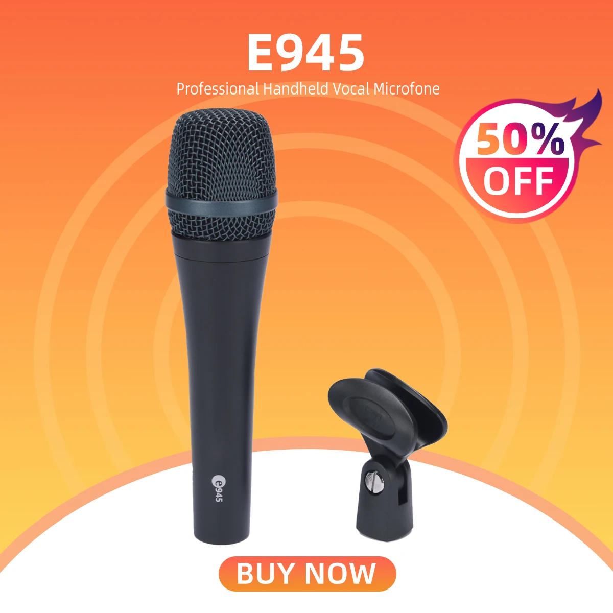 

Профессиональный ручной микрофон e945 для вокала, проводной динамический кардиоидный игровой микрофон, микрофон для представлений, прямого эфира, караоке