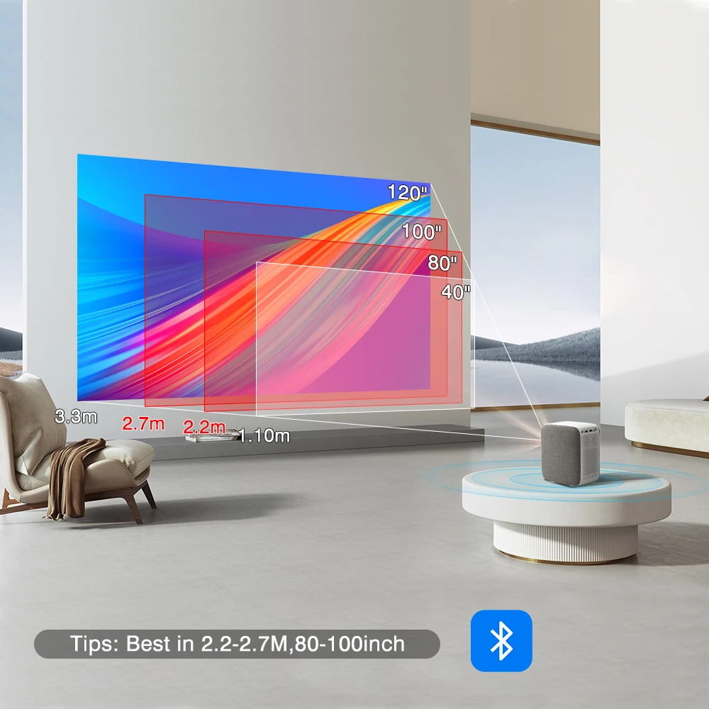 Touyinger H6 LED мини проектор android 1080P Full HD проэктор WIFI портативный Проектор