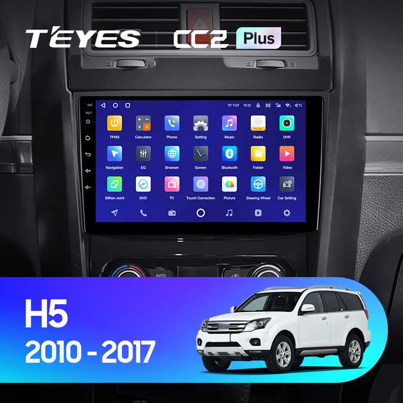 TEYES CC2L и CC2 Plus Штатная магнитола For Грейт Волл Ховер Х5 1 ForGreat Wall H5 2010 - 2017 Android до