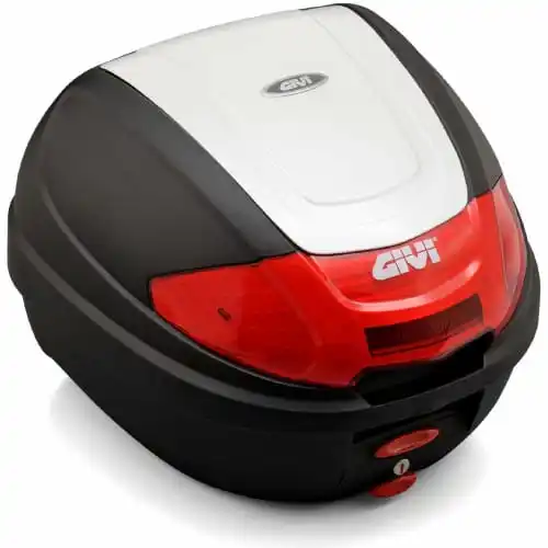 Задняя коробка мотоцикла GIVI Monolock 30L E300N2B912 окрашенная в жемчужно-белый цвет
