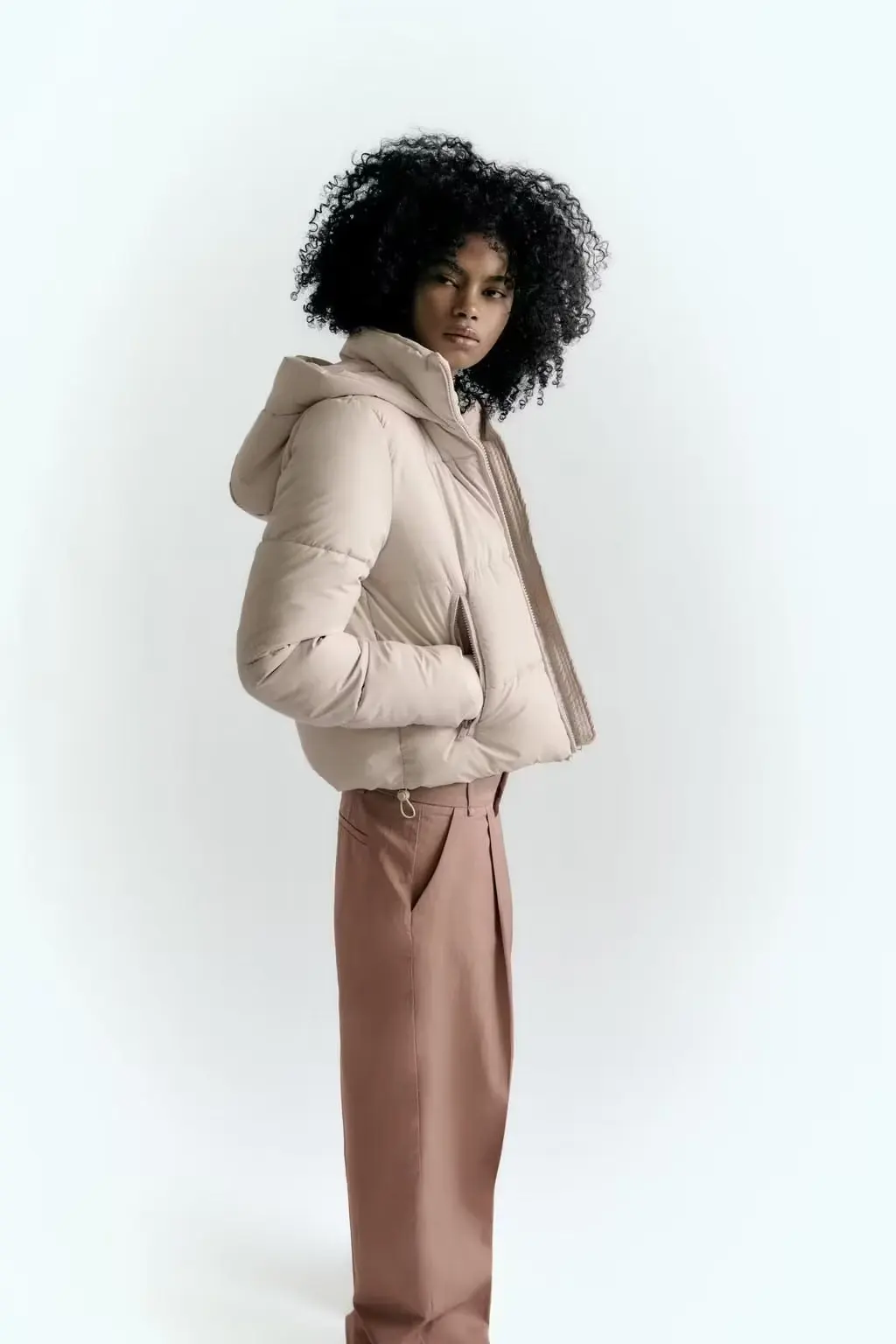 MOLAN Warm Padded Jacket Woman Warm Loose Hooded New Overcoat Pockets Female Vintage Chic Outwear Top
