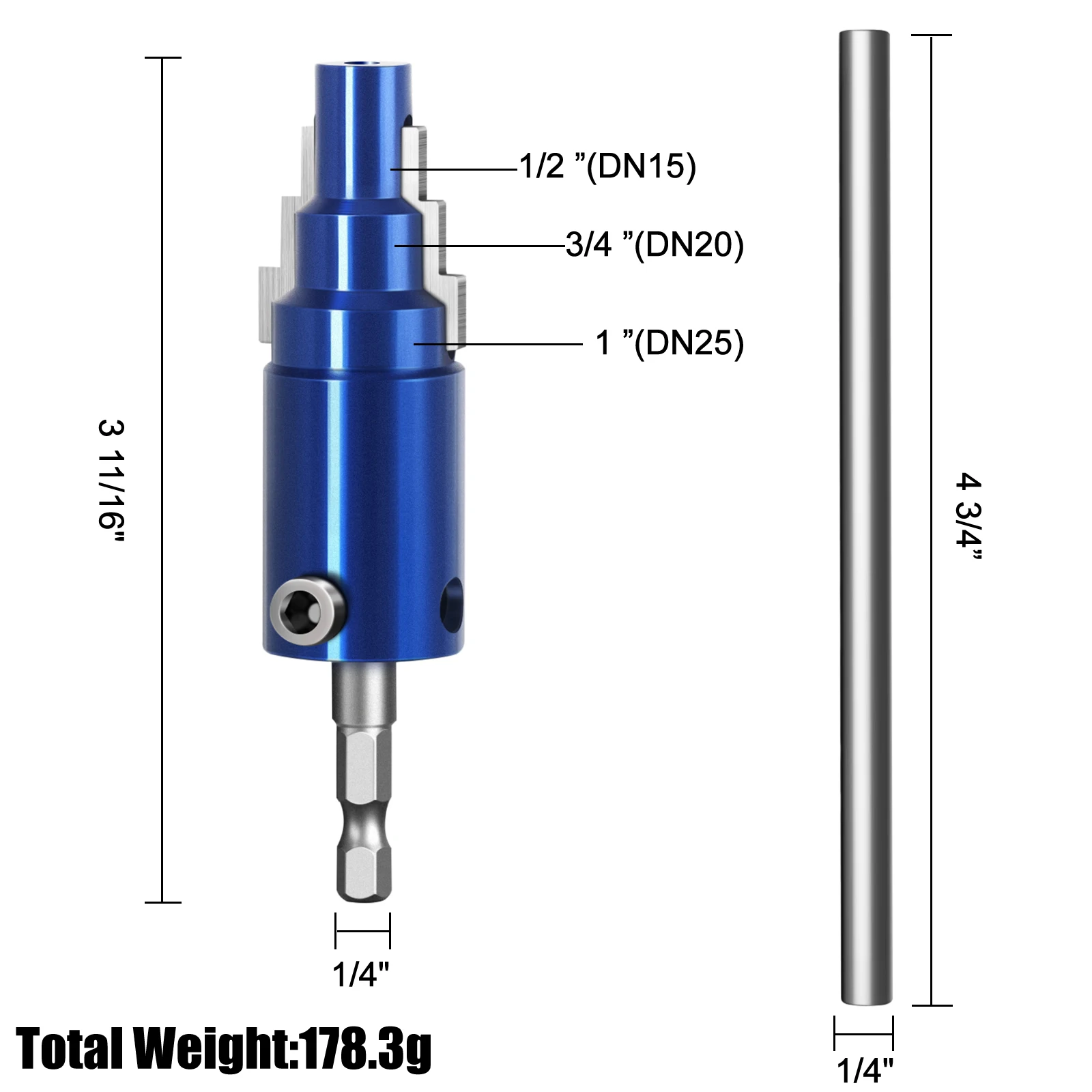 

Инструмент для извлечения труб XMSJ 1/2 3/4 1 дюйм
