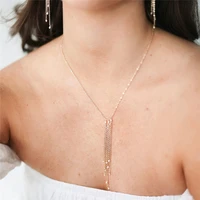 14k gold filled necklace natural pearl necklace tassel choker handmade pendants collier femme kolye collares boho earrings