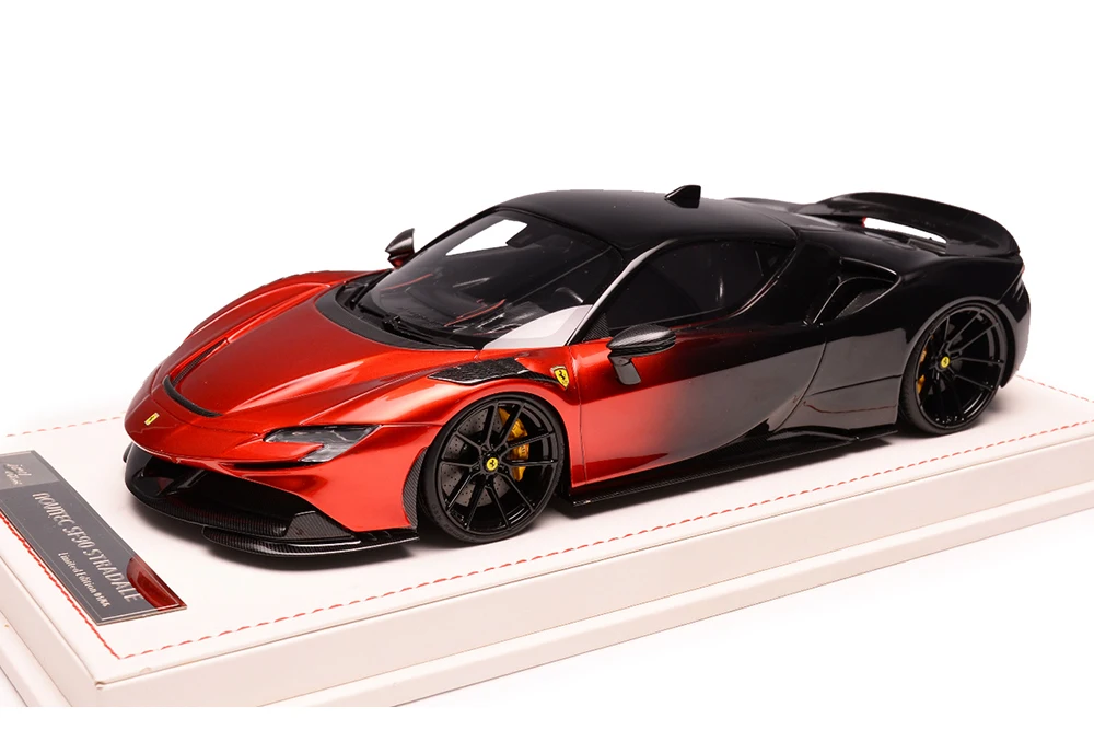 FERRARI SF90 NOVITEC 2023 BLACK TO RED (LIMITED 49/99