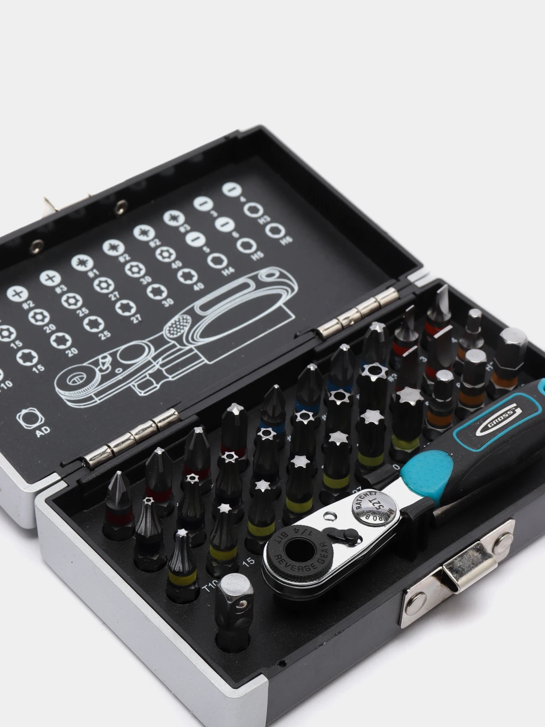 Привод-переходник 1/4"нdr для ключа накидного и вставок-бит 10 мм. Адаптер для сверла. 22015 - бита шестигранная магнитная - 65*8mm. Адаптер сдс на биту. Бита hex 14s2.