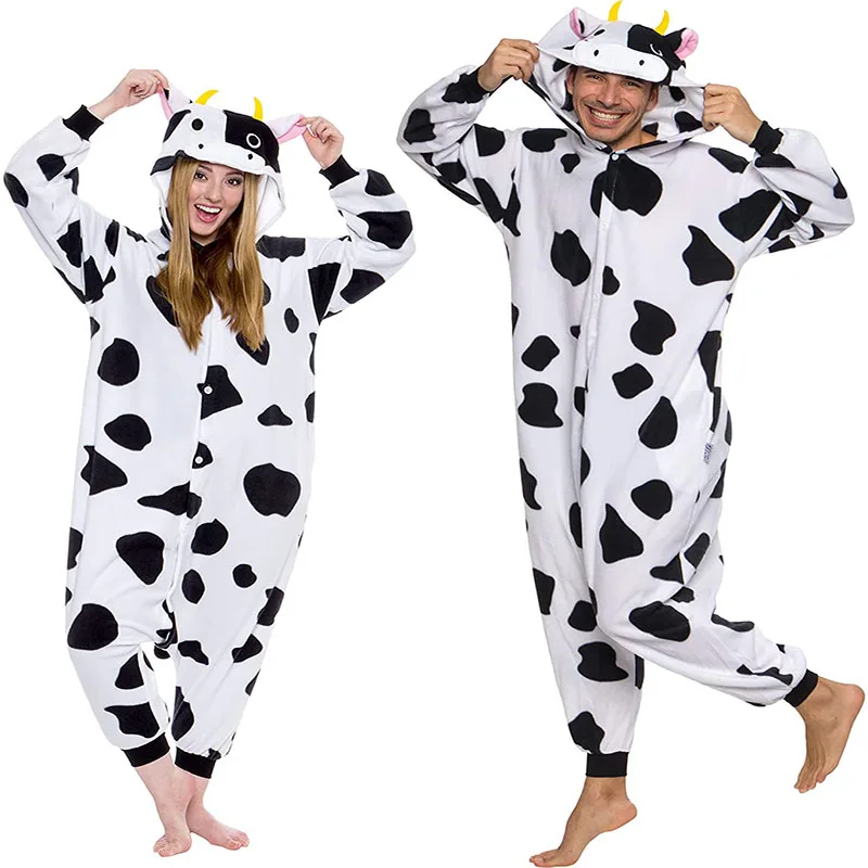 Family Kigurumi Pajamas Zebra Animal Onesie Cosplay Costume Pajamas For Kids and Adults