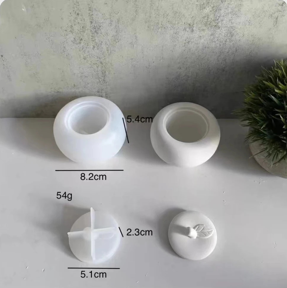 Гипсовая Магнитная деталь с крышкой форма для эпоксидной смолы Цементный Ящик