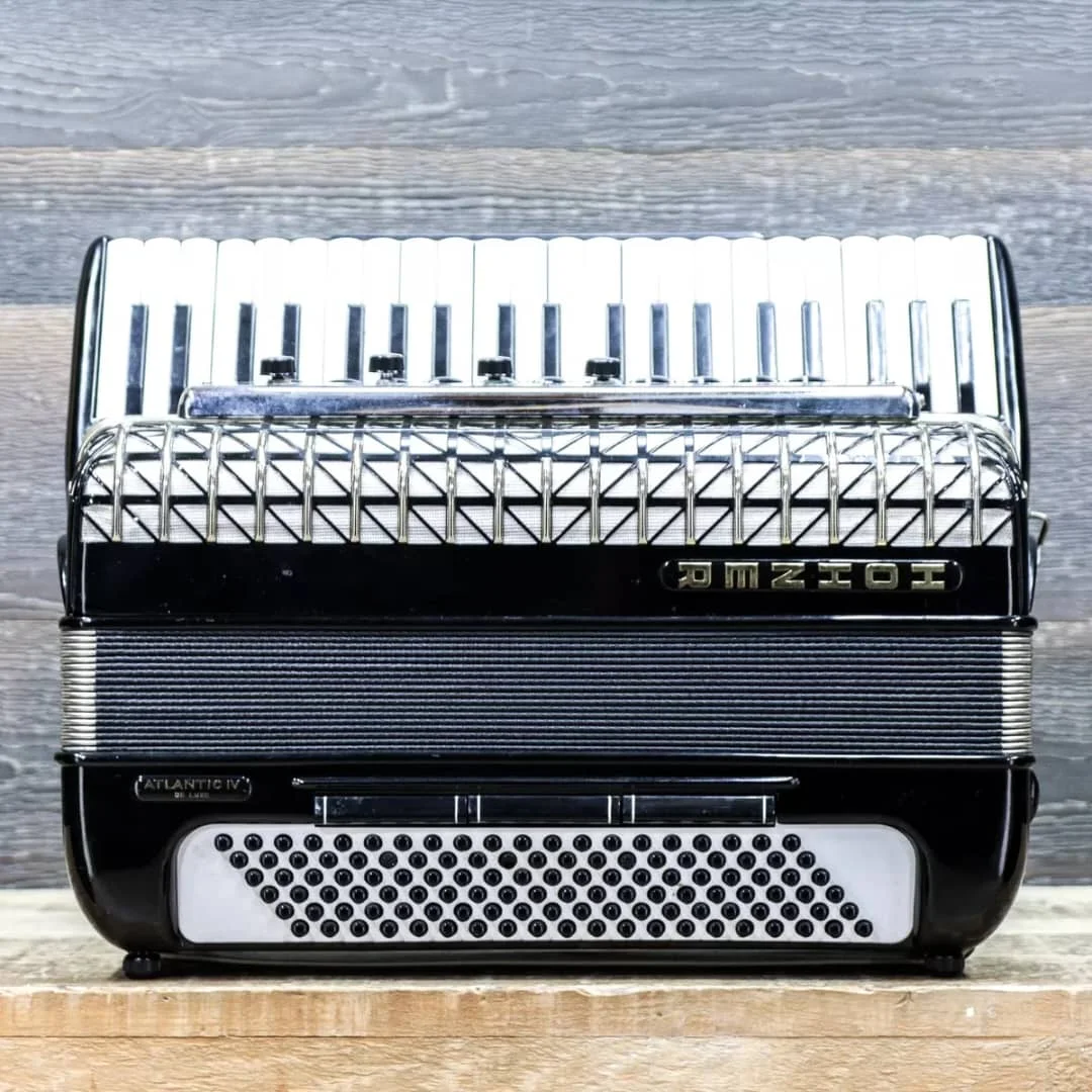 СКИДКА ПРОДАЖА BLACK FRIDAY New Hohner Atlantic IV DeLuxe с пикапом Kent 120-бас-акордеон для фортепиано