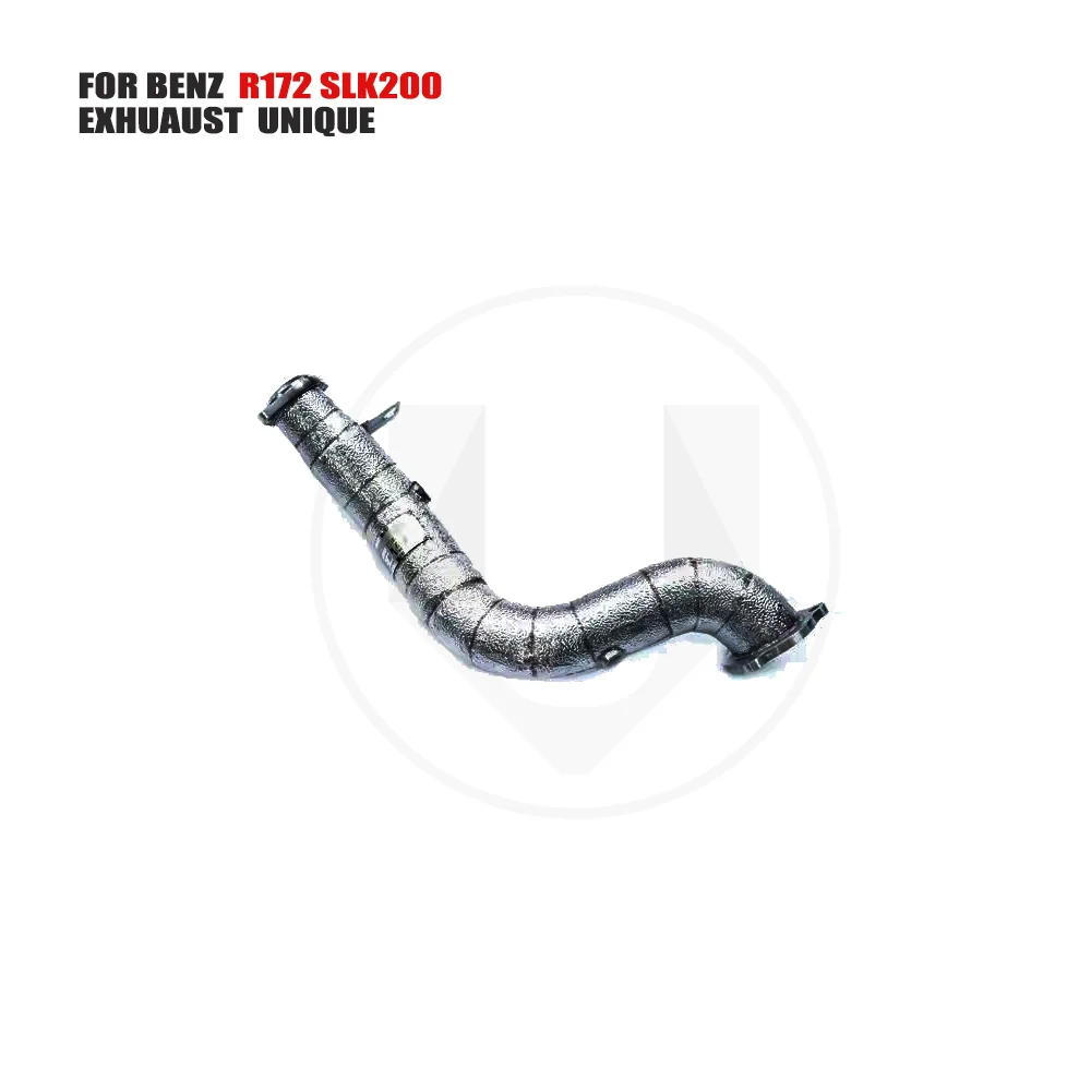 

UNIQUE Exhaust Manifold Downpipe for Mercedes Benz SLK SLK200 Car Accessories With Catalytic converter Header Without cat pipe