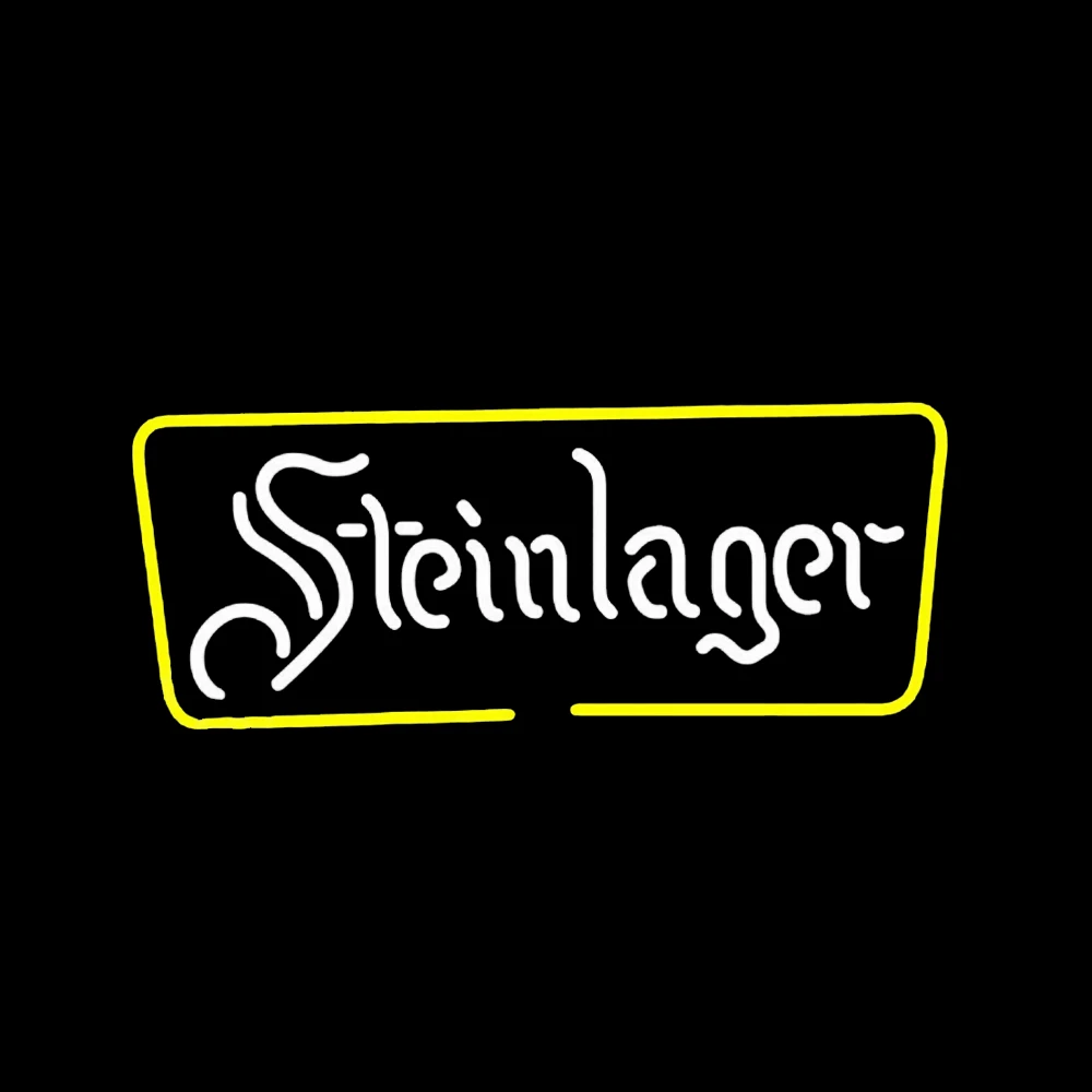 

Steinlager Beer Neon Sign Custom Handmade Real Glass Tube Bar KTV Motel Store Shop Restaurant Advertise Display Light Lamp 17X8"