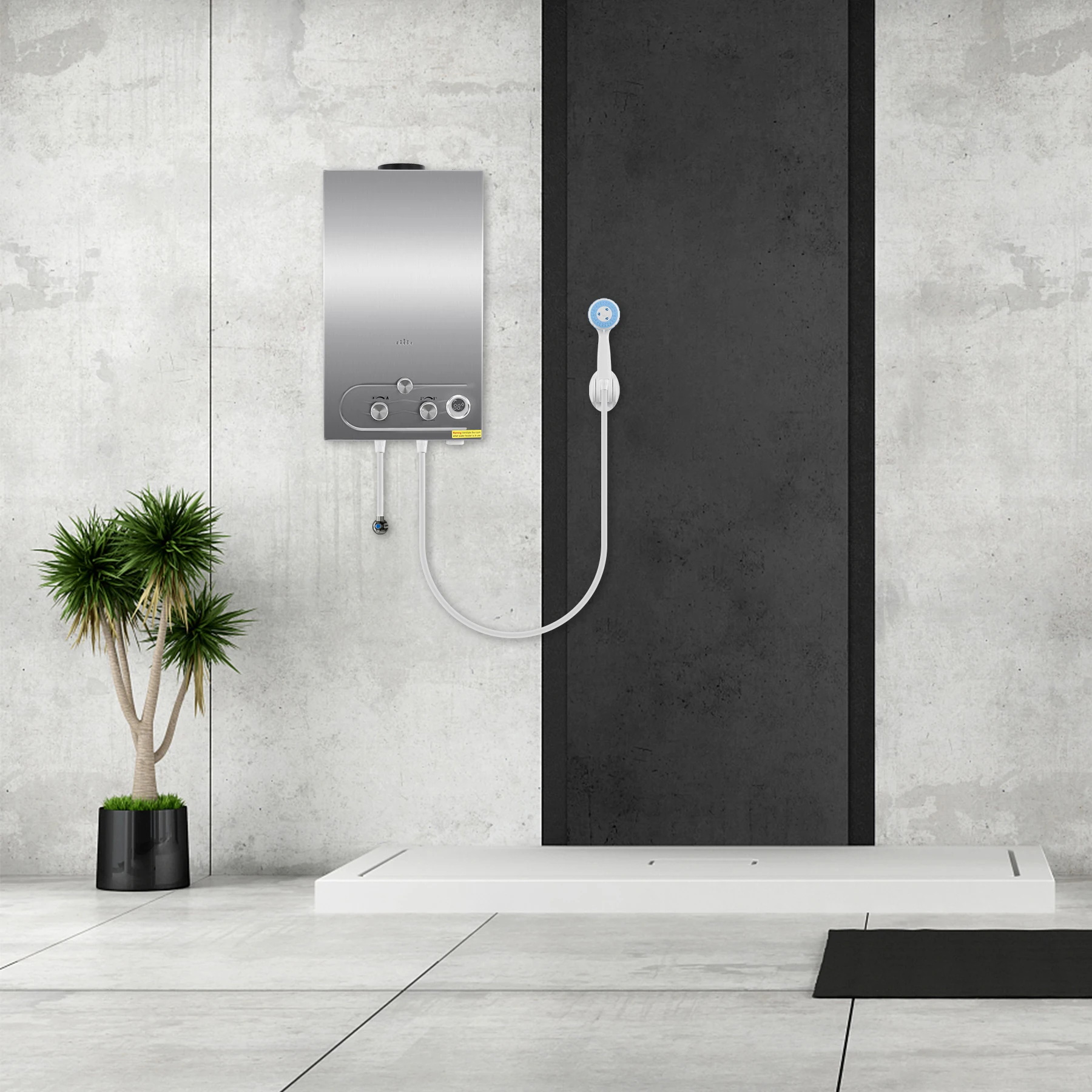 Boiler Water Shower