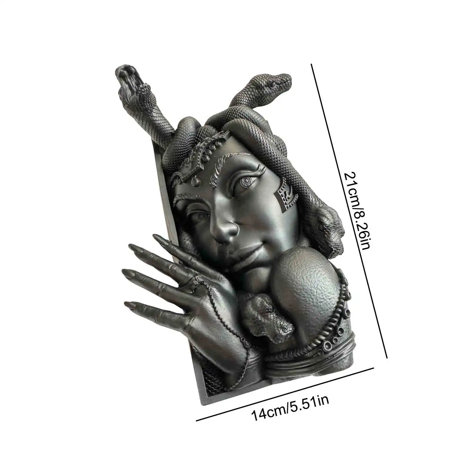 Белая Смола Медуза Форзац Фэнтези Тематический Орнамент Годности