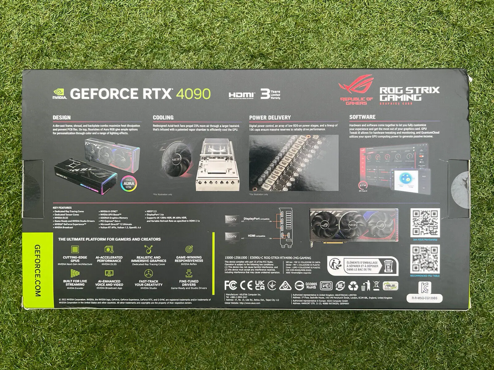 

BUY 5 GET 3 FREE ASUS ROG Strix GeForce RTX 4090 OC 24GB GDDR6X Graphics Card