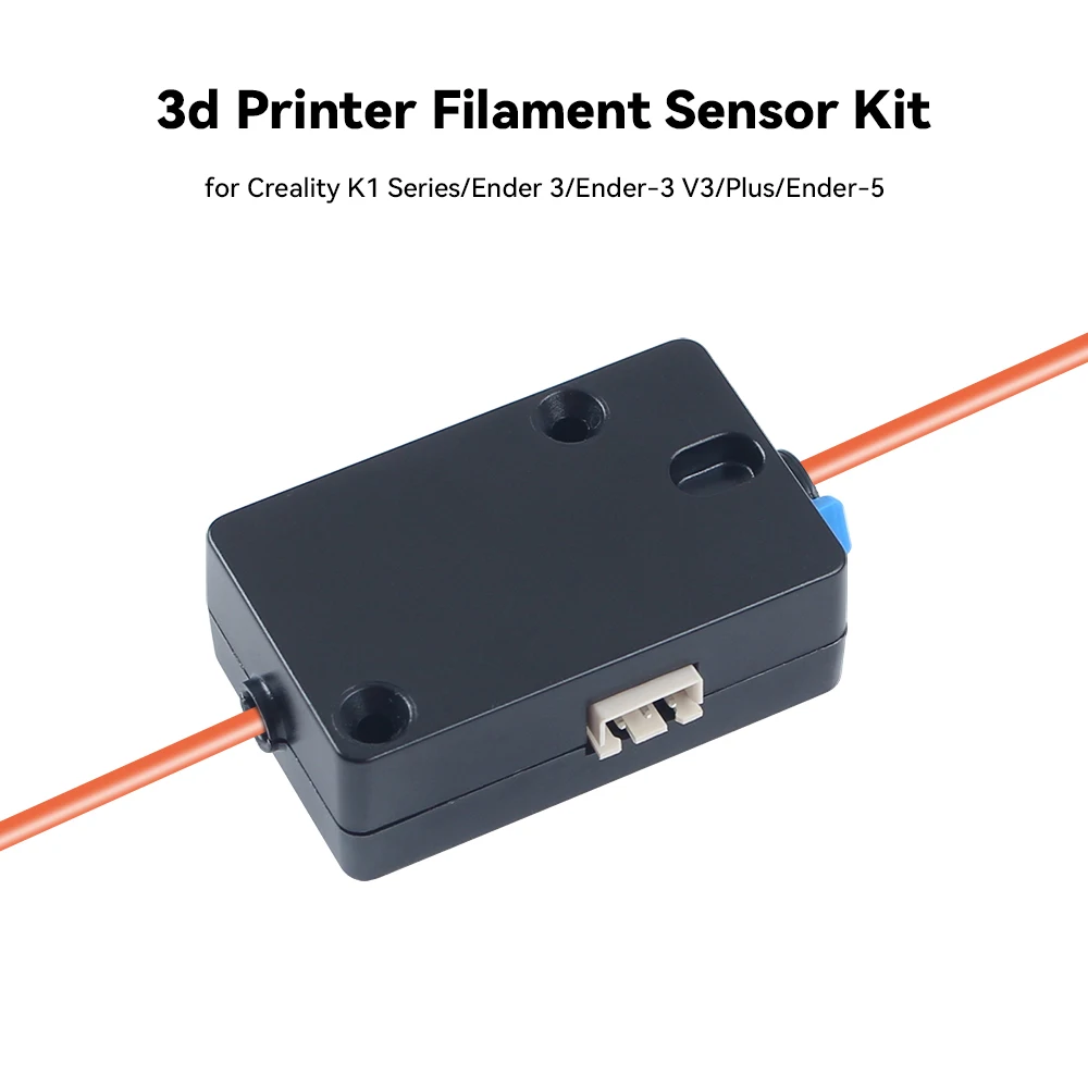 Фото Для Creality K1 Series/Ender 3/Ender-3 V3/Plus/Ender-5 плавная подача чувствительное обнаружение комплект датчиков нити для 3D-принтера №1