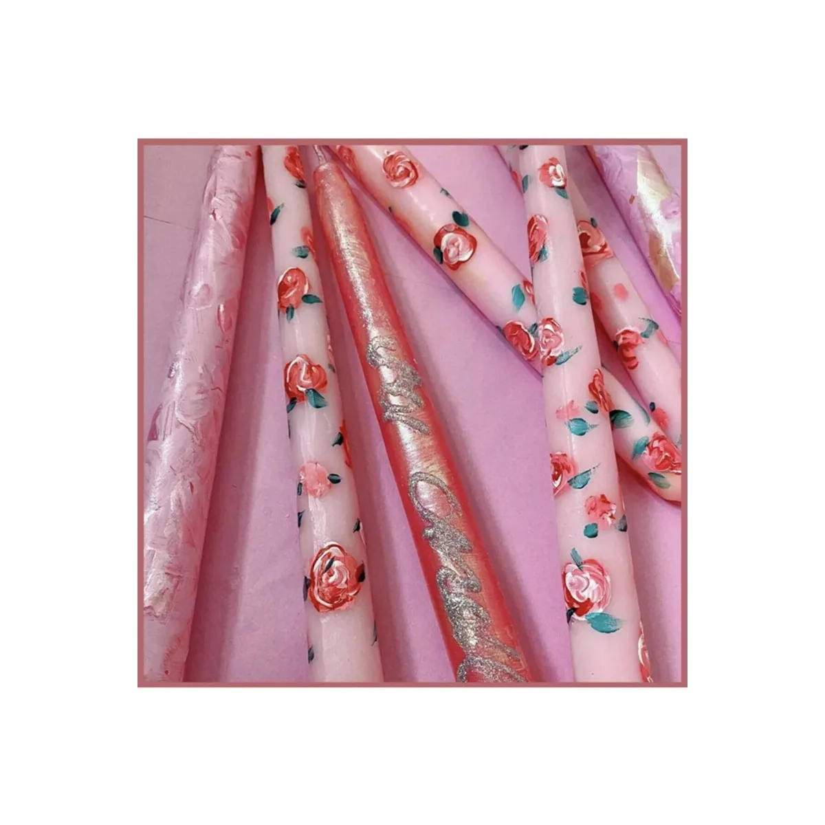 Цветной подсвечник свеча свечи из сои с дизайном, выполненным вручную, для украшения дома или офиса, романтическая, дорогая, размером 25 см, освещение.