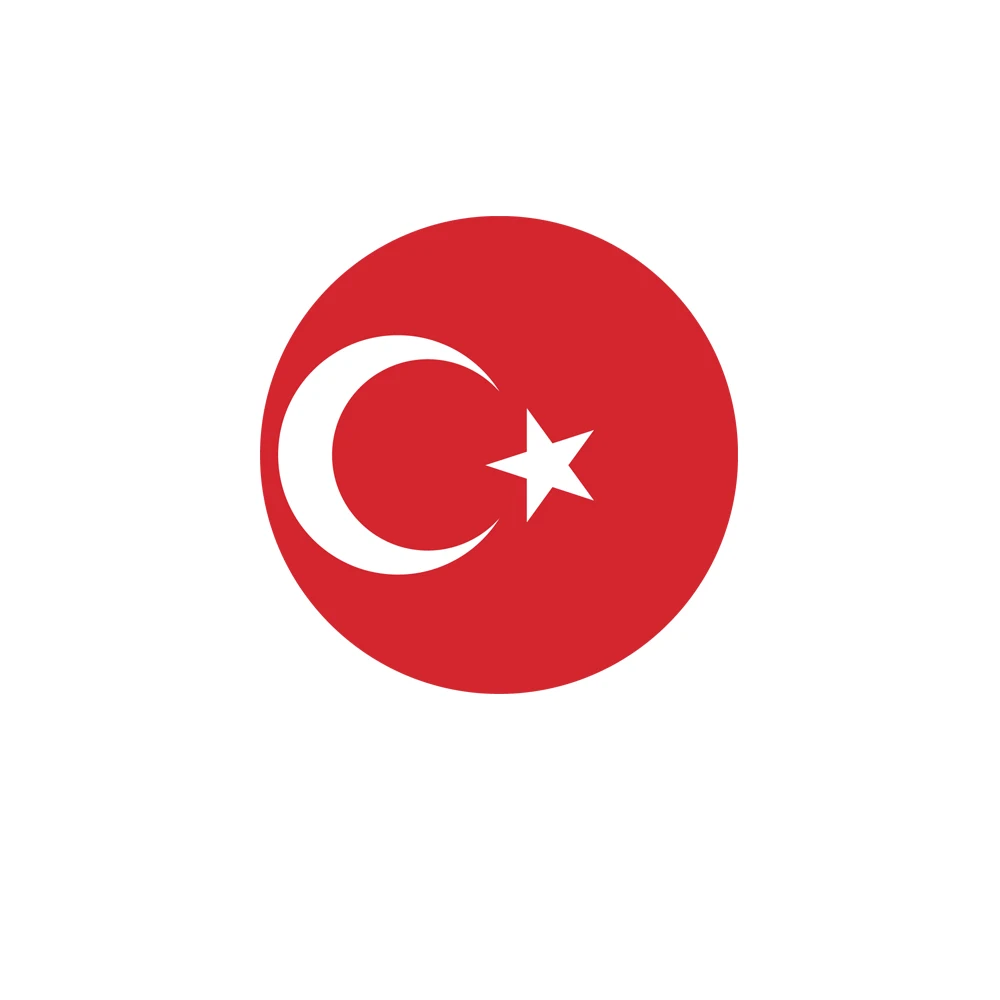 

Car Exterior Accessories Die-Cut Vinyl Car Stickers Waterproof Car Cover Scratches Decorative Turkish National Flag Stickers.