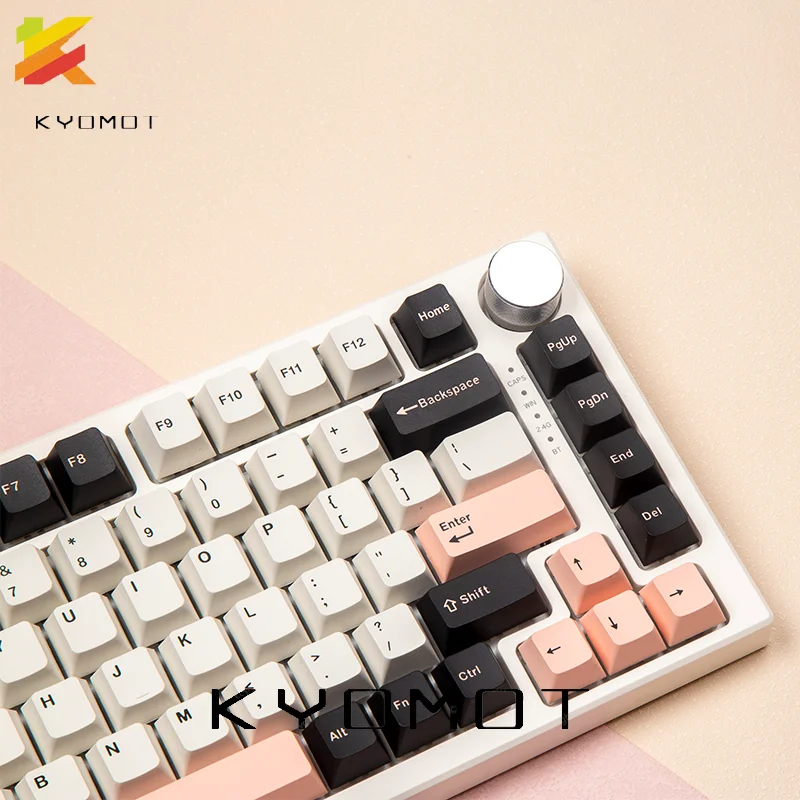 

KYOMOT GMK Double Shot 135 Keys Olivia PBT Keycap OEM Profile for Cherry MX Switch DIY Mechanical Keyboard Fit61/64/68/87/96/104