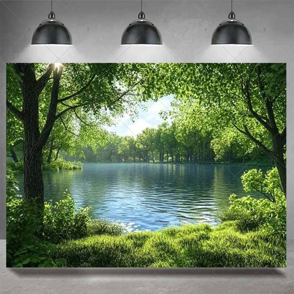 

Фоновое полотно виниловое для фотосъемки "Лесной лес"