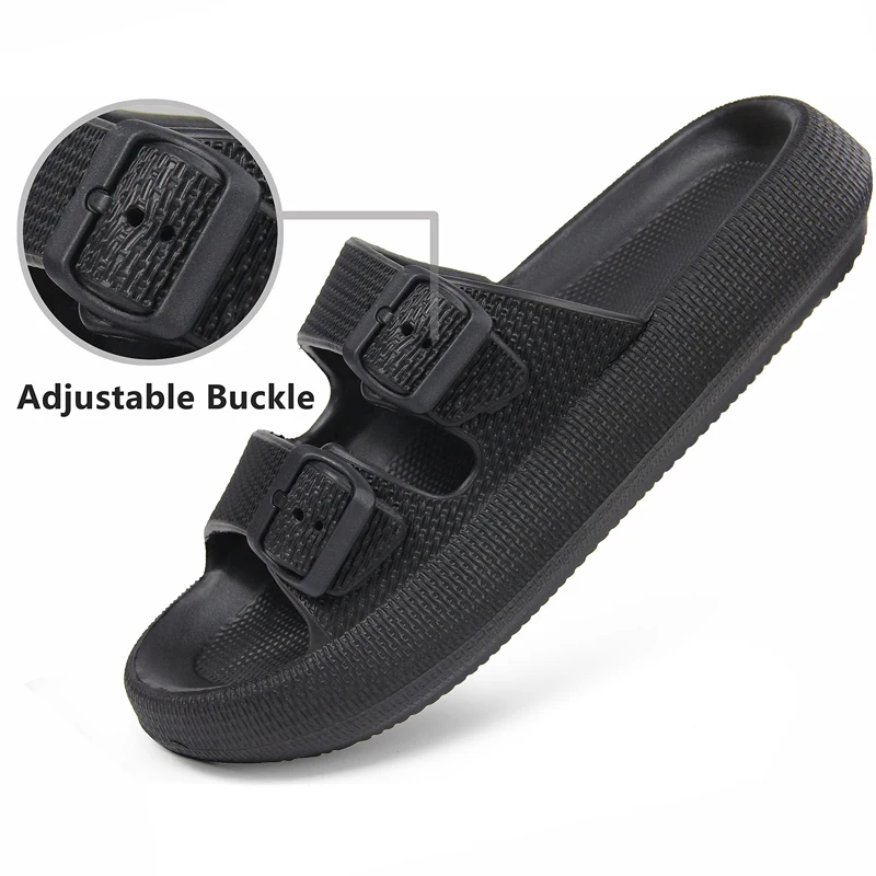 ZHR Cloud Slides Pillow Slippers for Women Comfy Lightweight Non Slip Shoes for Women Indoor Outdoor Shower Bathroom Cloud Slide