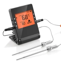 aidmax pro04 remote digital electronic kitchen lcd thermometer multi probe cooking fring meat thermometer with alarm