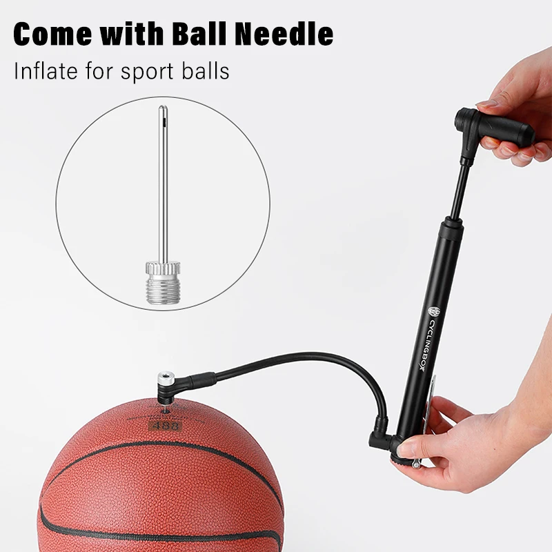 Насос велосипедный портативный с шлангом 2022