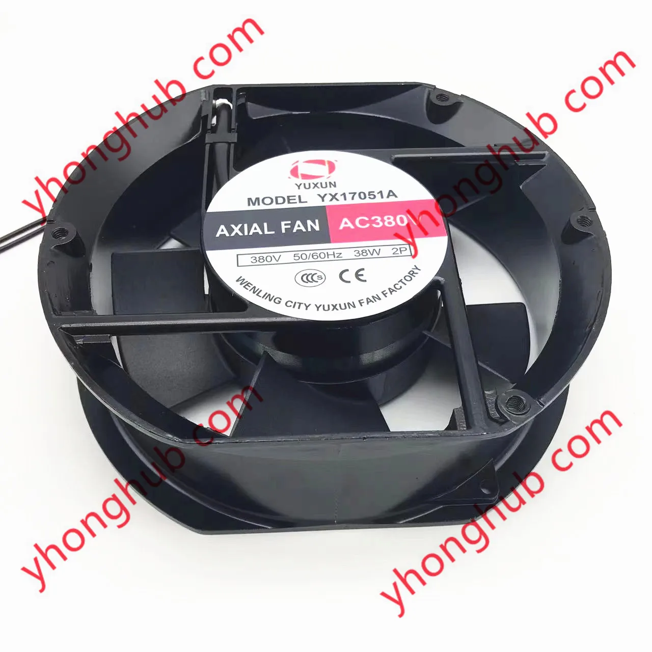 Осевой вентилятор YX17051A AV 380 В 170x150x51 мм охлаждения сервера