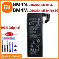 original xiao mi bm4m bm4n smartphone battery for xiaomi mi 10 pro 5g xiaomi 10pro mi10 5g replacement batteries bateriakits