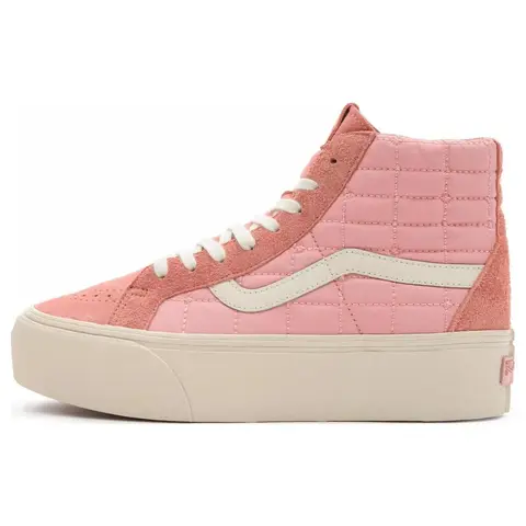 Кроссовки унисекс Vans Joe Freshgoods x Sk8-Hi Reissue Platform LX Coral Almond Pink VN0007PWZEE